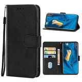 For ZTE Axon 30 Pro Texture Horizontal Flip Protective Case with Holder & Card Slots & Wallet(Black)