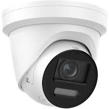 8 MP ColorVu Strobe Light and Audible Warning Fixed Turret Network Camera