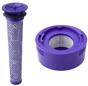 Dyson vacuum filter replacement kit for V7, V8 Animal and V8 Absolute Cordless Vacuum, 1 post filter, 1 pre filter