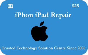 iPhone iPad Repair- $25 Gift Card