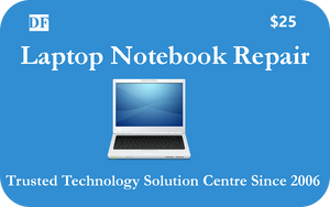 Laptop Notebook Repair Service- $25 Gift Card