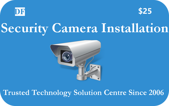 Security Camera Installation Services - $25 Gift Card