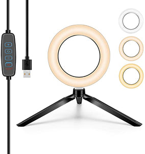 LETSCOM-Ring Fill Light for Video Recording, Live Streaming, Makeup, Selfie,