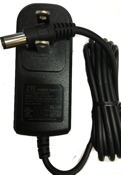 ZTE MF288/MF279(T)/MF275(R)/MC8010CA Power Supply 12V 1.5A – DF